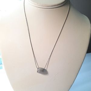 Lia Sophia, Silver Plated with Slide Pendant